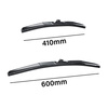 Spazzole tergicristallo anteriori compatibili con Hyundai ix35 SUV (01.2010-2015) - tergicristalli auto - lame tergilunotto - spazzole ibride