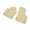 Premium tappetini auto in velluto compatibili con Volkswagen Passat B7 Berlina, Variant (2010-2014) - tappeti auto beige