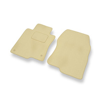 Premium tappetini auto in velluto compatibili con Honda Accord VIII (2008-2016) - tappeti auto beige
