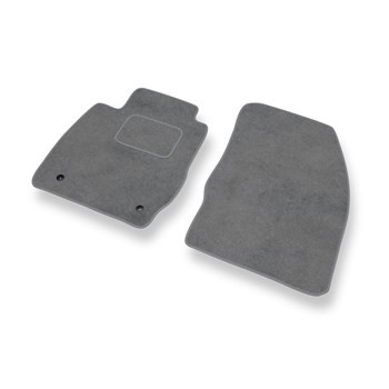 Premium tappetini auto in velluto compatibili con Ford Fiesta VI (2008-2012) - tappeti auto grigio