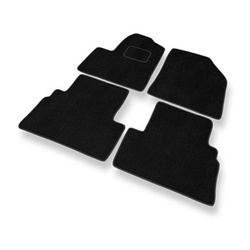 Premium tappetini auto in velluto compatibili con Ford Transit Connect (5-persona) (2003-2014) - tappeti auto nero