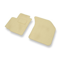 Premium tappetini auto in velluto compatibili con Fiat Sedici (2005-2014) - tappeti auto beige