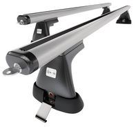 Barre portatutto in alluminio compatibili con Citroen Berlingo mk I Van (2003-2010) - con punti di fissaggio di serie - portapacchi auto colore argento - portabagagli barre da tetto