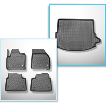 Completo di tappetini e tappetino per bagagliaio TPE per: Land Rover Discovery S