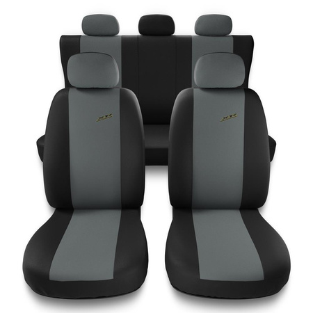 Coprisedili compatibili con Fiat Panda II, III (2003-....) - fodere sedili universali - set coprisedili auto - X.R-G2