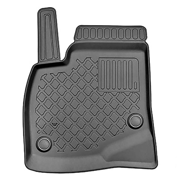 Completo di tappetini e tappetino per bagagliaio TPE per: Tesla Model S 07.2012-03.2015 (Liftback) - bagagliaio posteriore; 2 ruote motrici