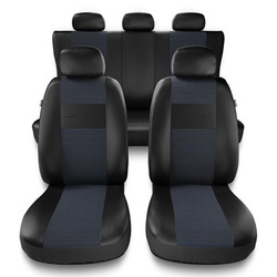 Coprisedili compatibili con BMW X3 E83, F25, G01 (2003-2019) - fodere sedili universali - set coprisedili auto - EXL-6
