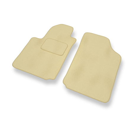 Premium tappetini auto in velluto compatibili con Citroen C3 I (2002-2009) - tappeti auto beige