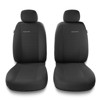 Coprisedili anteriori compatibili con Seat Arona (2017-2019) - fodere sedili universali - set coprisedili auto - 2UNE-4