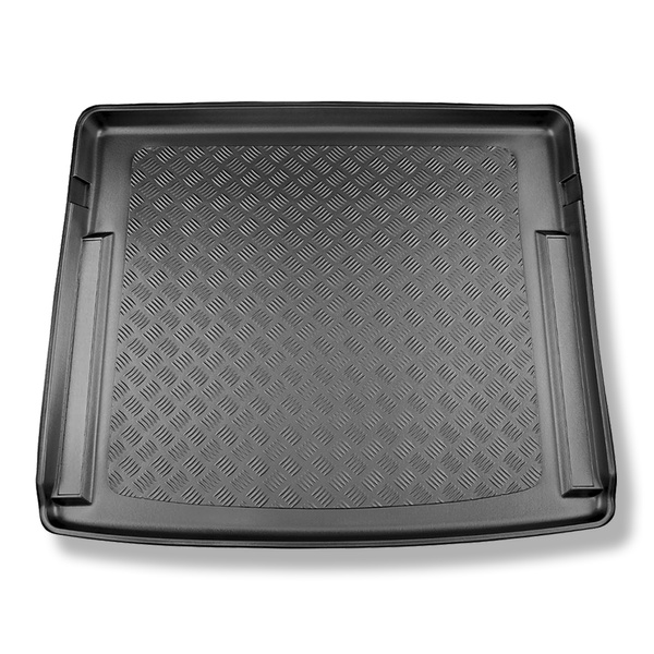 Vasca baule compatibile con Nissan Ariya SUV (09.2022-....) - portabagagli superiore; piano di carico regolabile nella posizione più alta; inclusi i modelli con barre di fissazione - tappetino per bagagliaio - tappeto bagagliaio per auto