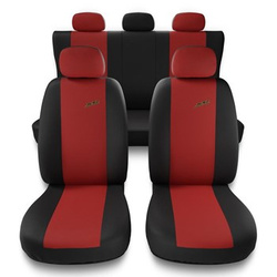 Coprisedili compatibili con Chevrolet Aveo (2002-2019) - fodere sedili universali - set coprisedili auto - X.R-RD