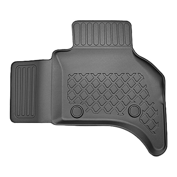 Completo di tappetini e tappetino per bagagliaio TPE per: Land Rover Defender (L663) 110 01.2020-.... (SUV) - 5 posti; non per versione Plug-in ibrida