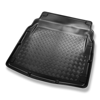 Vasca baule compatibile con Mercedes-Benz Classe E W212 Berlina (03.2009-03.2016) - senza cavità; piano di carico sale presso sedili posteriori - tappetino per bagagliaio - tappeto bagagliaio per auto