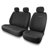 Coprisedili compatibili con Ford Transit V, VI, VII (2000-2019) - fodere sedili universali - set coprisedili auto - BE-4