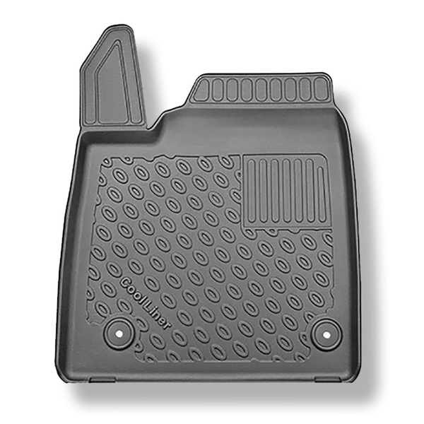 Completo di tappetini e tappetino per bagagliaio TPE per: Kia EV6 10.2021-.... (Crossover) - bagagliaio superiore; per pavimento doppio del bagagliaio nella posizione superiore