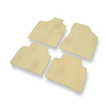 Premium tappetini auto in velluto compatibili con Nissan Murano I (2002-2007) - tappeti auto beige