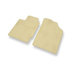 Premium tappetini auto in velluto compatibili con Renault Clio II Berlina (1998-2012) - tappeti auto beige