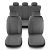 Coprisedili compatibili con Seat Ibiza I, II, III, IV, V (1984-2019) - fodere sedili universali - set coprisedili auto - PG-2