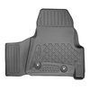 Tappetini Auto in TPE compatibili con Ford Transit Custom Van (01.2013-....) - tappeti auto neri