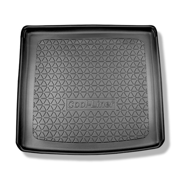 Vasca baule compatibile con Volkswagen ID.4 SUV (12.2020-....) - portabagagli superiore; piano di carico regolabile nella posizione più alta - tappetino per bagagliaio - tappeto bagagliaio per auto