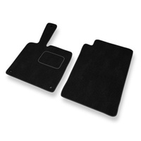Premium tappetini auto in velluto compatibili con Smart ForTwo II (2007-2013) - tappeti auto nero