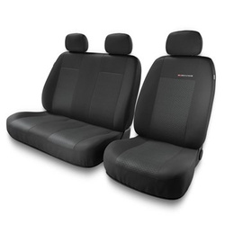Coprisedili compatibili con Volkswagen LT I, II (1975-2006) - fodere sedili universali - set coprisedili auto - BE-3