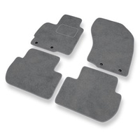 Premium tappetini auto in velluto compatibili con Peugeot 4007 (2007-2012) - tappeti auto grigio