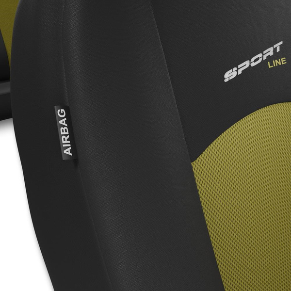 Coprisedili compatibili con Mitsubishi Space Star (2014-....) - fodere sedili universali - set coprisedili auto - S-Y