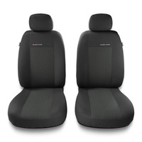 Coprisedili anteriori compatibili con Nissan Juke (2010-2019) - fodere sedili universali - set coprisedili auto - 2UNE-1