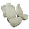 Coprisedili compatibili con Alfa Romeo 145 (1994-2000) - fodere sedili universali - set coprisedili auto - CMP-BE