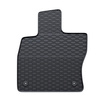 Tappetini auto in gomma compatibili con Seat Leon III Hatchback, Sportstourer (2013-2020) - tappeti gomma  - nero - 4 pz.