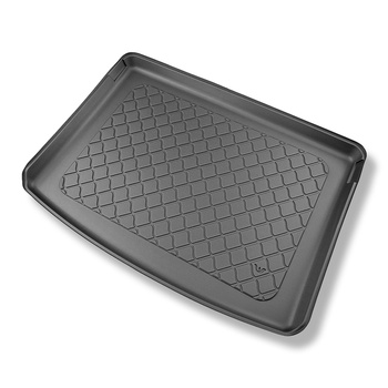 Vasca baule compatibile con Jeep Renegade 4xe Plug-in Hybrid SUV (06.2020-....) - portabagagli superiore; piano di carico regolabile nella posizione più alta - tappetino per bagagliaio - tappeto bagagliaio per auto