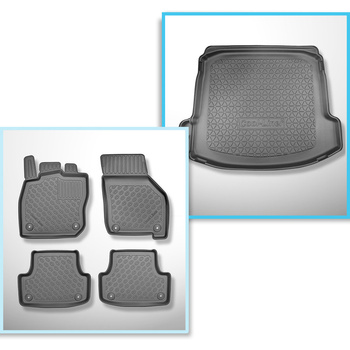 Completo di tappetini e tappetino per bagagliaio TPE per: Audi A3 8Y 04.2020-...