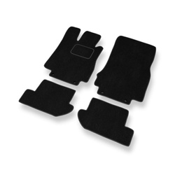 Premium tappetini auto in velluto compatibili con Mercedes-Benz CL W215 (1999-2006) - tappeti auto nero