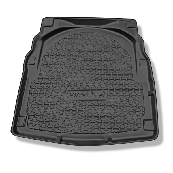 Vasca baule compatibile con Mercedes-Benz Classe E W212 Berlina (03.2009-03.2016) - senza vani, superficie piatta - tappetino per bagagliaio - tappeto bagagliaio per auto