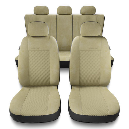 Coprisedili compatibili con Citroen C5 Aircross (2018-....) - fodere sedili universali - set coprisedili auto - PG-3