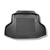 Vasca baule compatibile con Honda Civic X Berlina (05.2017-07.2022) - tappetino per bagagliaio - tappeto bagagliaio per auto