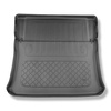 Vasca baule compatibile con Mercedes-Benz EQS X296 SUV (12.2022-....) - 7 posti; sedili 3a fila abbassati - tappetino per bagagliaio - tappeto bagagliaio per auto