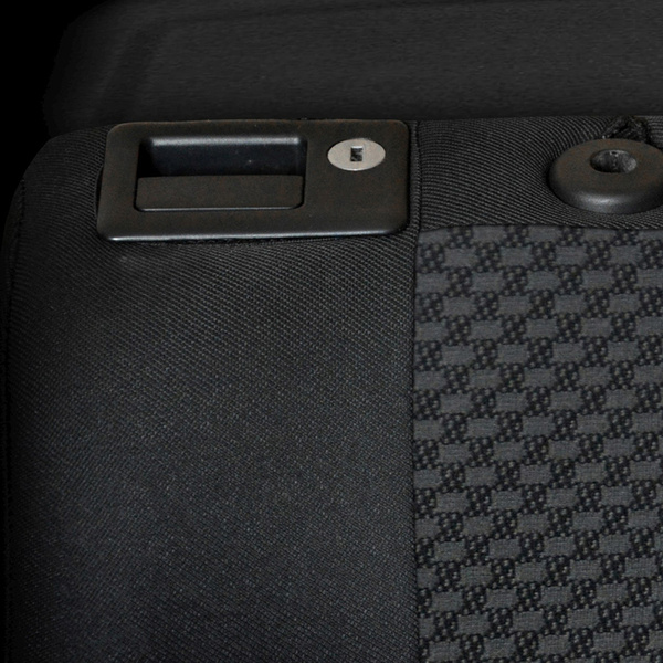 Coprisedili su misura compatibili con Volkswagen Multivan T5 Van (2003-2015) per tre file di sedili - fodere sedili - set coprisedili auto - E3