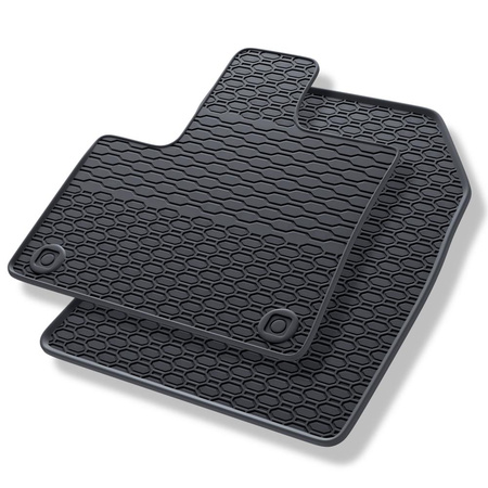 Tappetini auto in gomma compatibili con Peugeot Partner III (2018-....) - tappeti gomma - nero