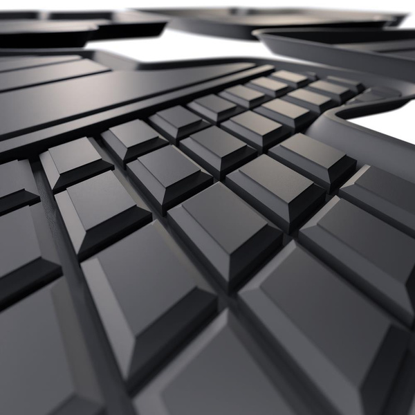 Tappetini Auto in TPE compatibili con Skoda Octavia III Station Wagon, Liftback (2013-2020) - tappeti auto neri