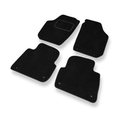 Premium tappetini auto in velluto compatibili con Skoda Roomster I (2006-2015) - tappeti auto nero