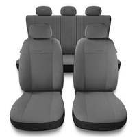 Coprisedili compatibili con BMW X6 E71, E72, F16 (2008-2019) - fodere sedili universali - set coprisedili auto - PG-2