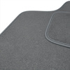 Premium tappetini auto in velluto compatibili con Peugeot 107 I (2005-2013) - tappeti auto grigio