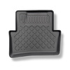 Completo di tappetini e tappetino per bagagliaio TPE per: Renault Captur I 04.2013-12.2019 (SUV) - per il bagagliaio inferiore e superiore