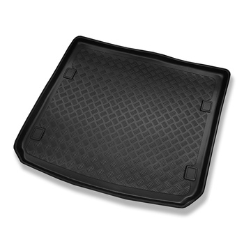 Vasca baule compatibile con Volkswagen Touareg I SUV (11.2002-2010) - tappetino per bagagliaio - tappeto bagagliaio per auto