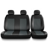 Coprisedili compatibili con Renault Trafic I, II, III (1981-2019) - fodere sedili universali - set coprisedili auto - BC-G