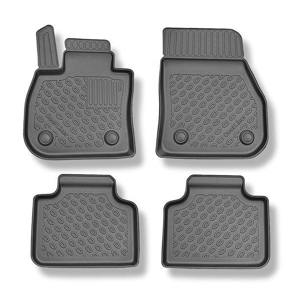 Tappetini Auto in TPE compatibili con BMW X2 U10 SUV (03.2024-....) - tappeti auto neri
