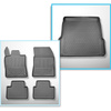 Completo di tappetini e tappetino per bagagliaio TPE per: Opel Astra L (VI) 01.2022-.... (Sports Tourer) - senza pavimento mobile del bagagliaio (Flex Floor); no per Plug-in Hybrid