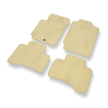 Premium tappetini auto in velluto compatibili con Suzuki XL7 II (2007-2009) - tappeti auto beige